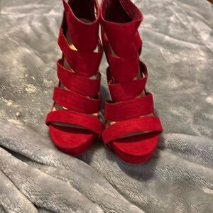 Candie's Women's Red Heels